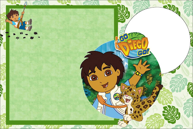 Diego – Kit Completo com molduras para convites, rótulos para guloseimas, lembrancinhas e imagens!