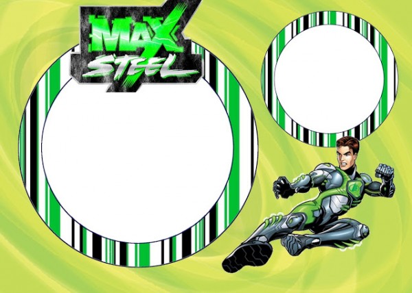 Max Steel – Kit Completo com molduras para convites, rótulos para guloseimas, lembrancinhas e imagens!