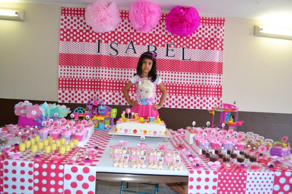 Tema Polly Pocket – Festa da Leitora Cláudia Alves!