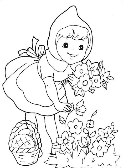 Chapeuzinho Vermelho – Imagens para Colorir!