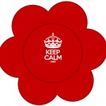KIT FNF keep calm vermelho 116