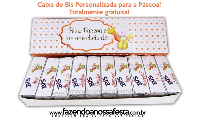 Bis Personalizado para Páscoa