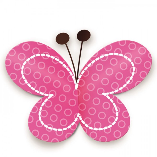fantasia lembrancinha asa de borboleta festa rosa e verde jardim encantado festabox cromus