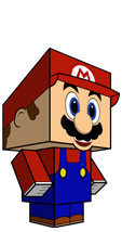 Boneco Cubo Mario Bros!