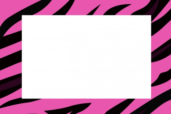 Zebra Pink Fundo Limpo – Kit Completo com molduras para convites, rótulos para guloseimas, lembrancinhas e imagens!