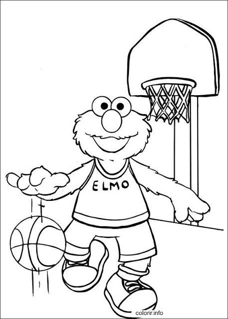 Basquetebol – Imagens para Colorir!