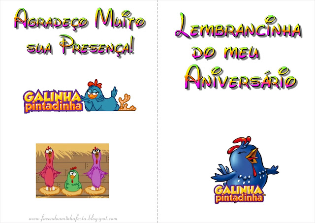 Fazendo a Nossa Festa - Colorir: Galinha Pintadinha - Livrinho de  Atividades!