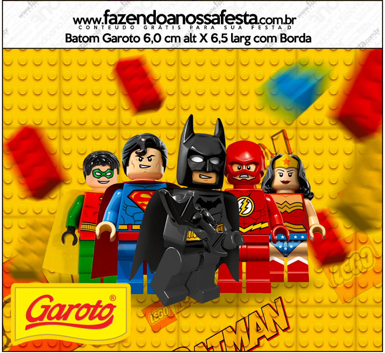 Convites Batman Lego