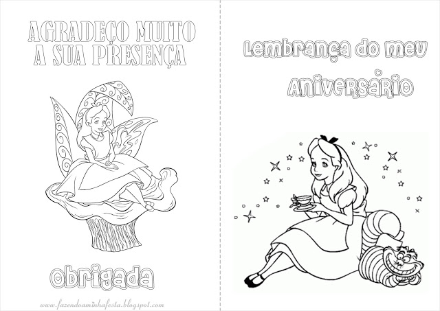 Desenhos do nome Alice para imprimir e colorir com as crianças