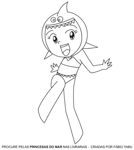 Princesas do Mar para Colorir  0000 Layer Comp 1