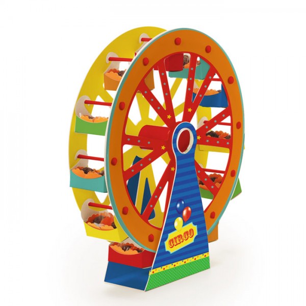 baleiro enfeite de mesa carrossel circo festabox cromus