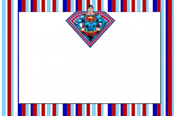 Super Homem – Kit Completo com molduras para convites, rótulos para guloseimas, lembrancinhas e imagens!