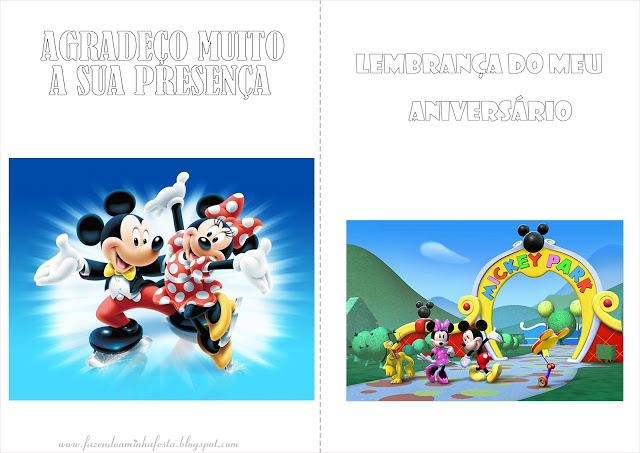 Livrinho para Colorir Mickey e Minnie