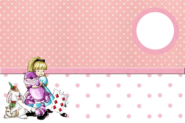Alice no País das Maravilhas Boneca – Kit Completo com molduras para convites, rótulos para guloseimas, lembrancinhas e imagens!