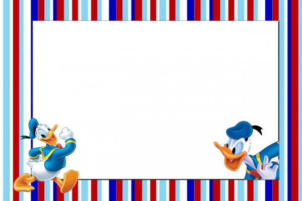 Pato Donald – Kit Completo com molduras para convites, rótulos para guloseimas, lembrancinhas e imagens!