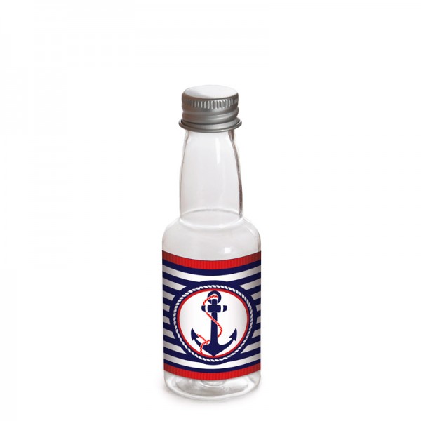 mini garrafa de vidro para lembrancinha festa marinheiro navy festabox cromus