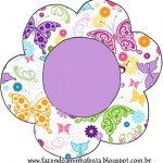 Moldes Decorados e Molde Limpo de Flor Topper para Cupcakes!