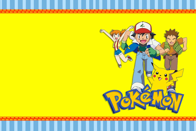 Convite Digital Pokémon – Pikachu – Montando a Sua Festa Oficial