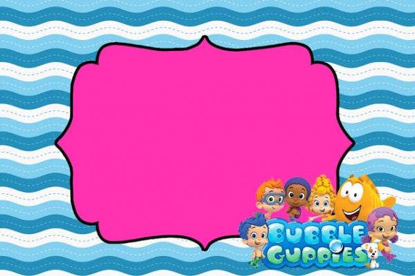 Bubble Guppies – Kit Completo com molduras para convites, rótulos para guloseimas, lembrancinhas e imagens!