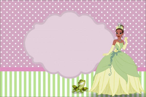 Princesa Tiana(A princesa e o Sapo) – Kit Completo com molduras para convites, rótulos para guloseimas, lembrancinhas e imagens!