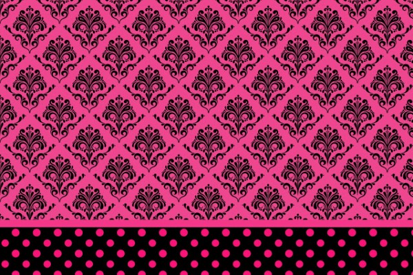 Preto e Pink Vintage – Kit Completo com molduras para convites, rótulos para guloseimas, lembrancinhas e imagens!