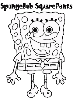 Desenhos colorir bob esponja