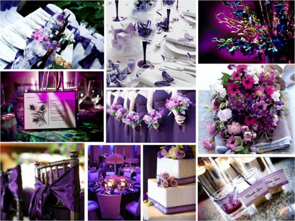 4 purple wedding theme