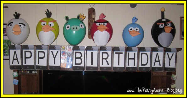 Angry Birds Balloons and Banner1