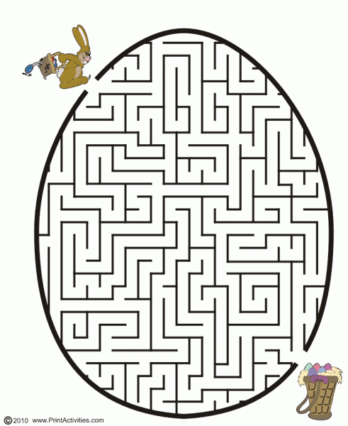 Labirintos de Páscoa!