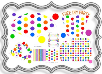 Free Polka Dot Party Decorations 350