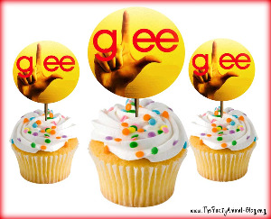 Toppers para Cupcakes Glee!