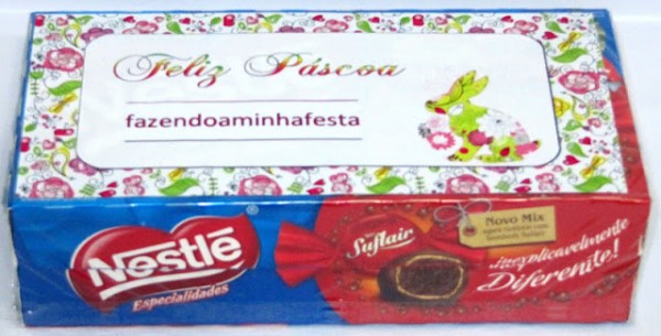 NOVO – Rótulo para Caixa de Bom Bom de Chocolate!!!