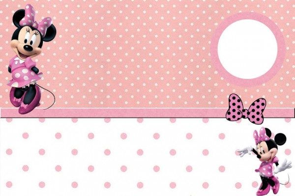 Minnie Rosa – Kit Completo com molduras para convites, rótulos para guloseimas, lembrancinhas e imagens!