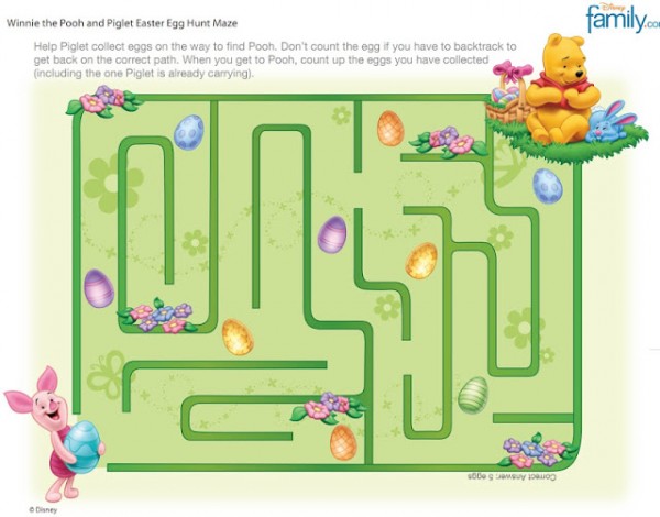 Labirinto de Páscoa do Pooh!
