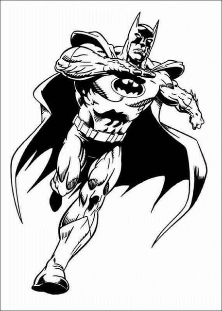 batman en coloriage gif