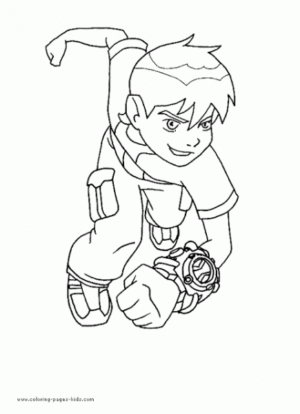 ben 10 coloring page 01