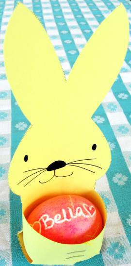 bunny egg holder