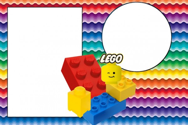 Lego – Kit Completo com molduras para convites, rótulos para guloseimas, lembrancinhas e imagens!