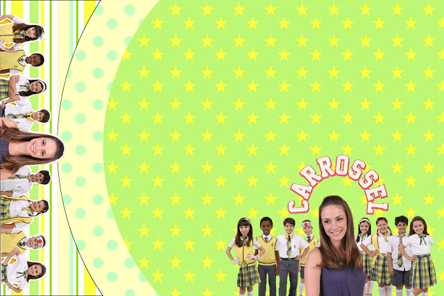 Carrossel – Kit Completo com molduras para convites, rótulos para guloseimas, lembrancinhas e imagens!