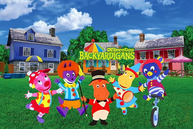 Circo do Backyardigans – Kit Completo com molduras para convites e rótulos para guloseimas, lembrancinhas e imagens!
