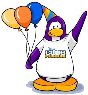 club penguin birthday items