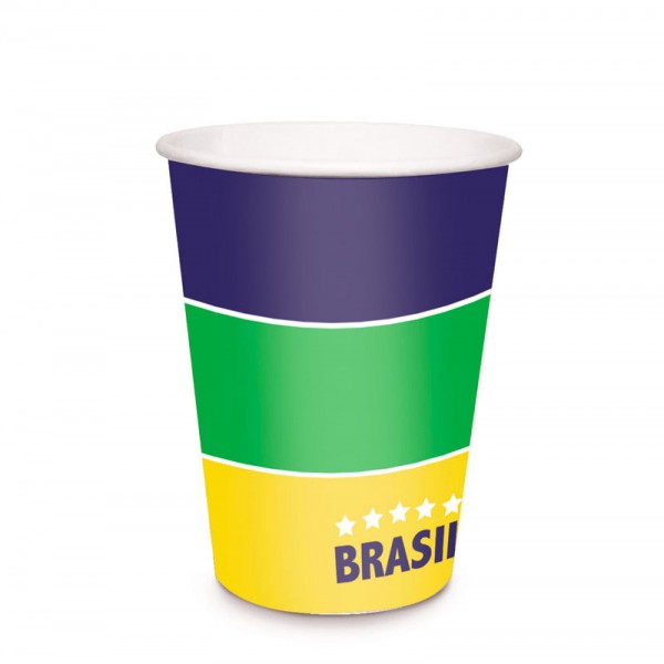 copo descartavel festa brasil festabox cromus 240ml
