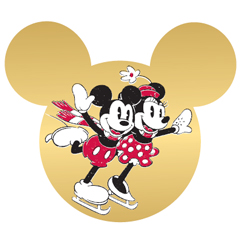 Enfeites Mickey e Minnie para Árvore de Natal