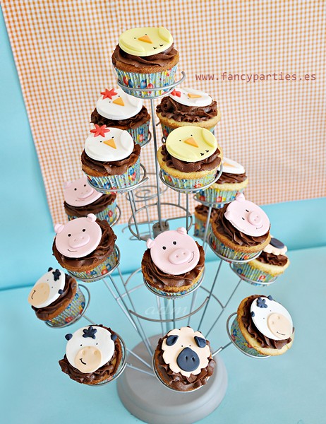 Ideias de Cupcakes para festa de Fazendinha!
