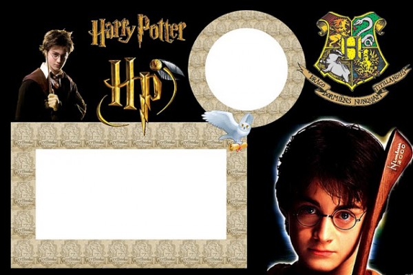 Harry Potter – Kit Completo com molduras para convites, rótulos para guloseimas, lembrancinhas e imagens!