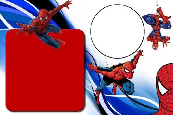 65 Convites de aniversário Homem Aranha / Spiderman para editar