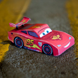 Mcqueen 3D para recortar e montar
