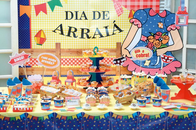 Decoração Mesa Festa Junina: