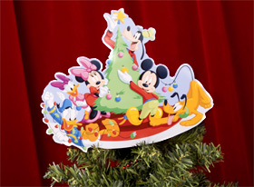 Enfeite do Mickey para o topo da árvore de natal