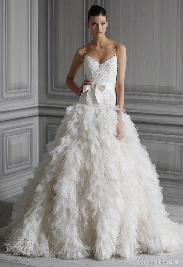 monique lhuillier wedding dresses 2012